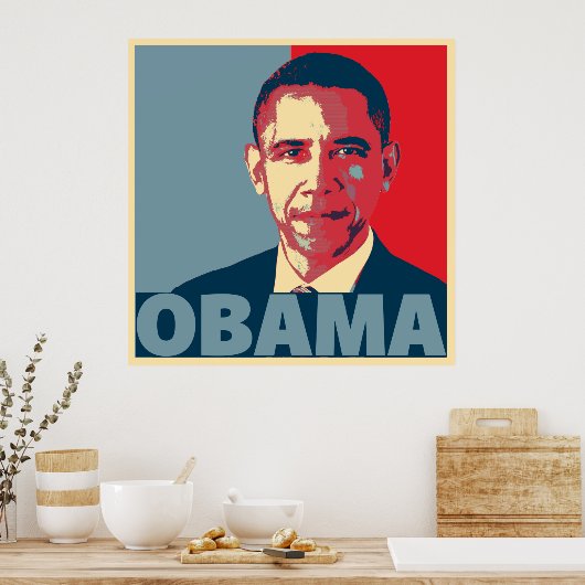 OBAMA POP ART POSTER (Küche)