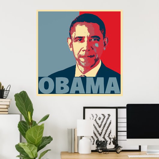 OBAMA POP ART POSTER (Heimbüro)