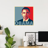 OBAMA POP ART POSTER (Heimbüro)