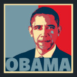 OBAMA POP ART POSTER<br><div class="desc">Portrait von Barack Obama als Präsident Elect mit einem Pop Stil Poster-Effekt mit seinem Namen in fett Text unter seinem Portrait. Barack Hussein Obama II ist ein amerikanischer Politiker,  der von 2009 bis 2017 als 44. Präsident der Vereinigten Staaten diente.</div>