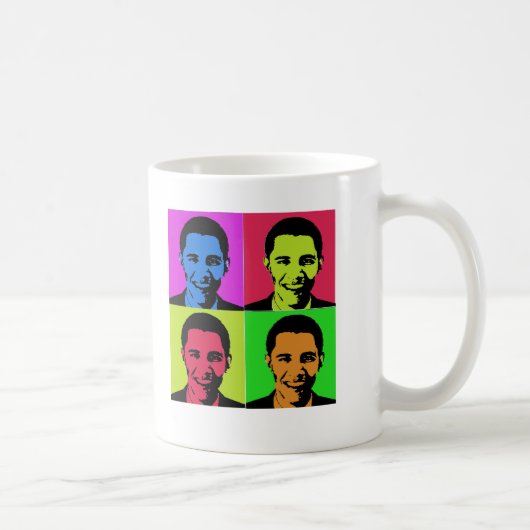 Obama-Portrait Kaffeetasse (Rechts)