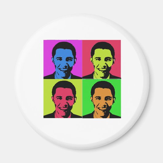 Obama Portrait Magnet (Vorne)