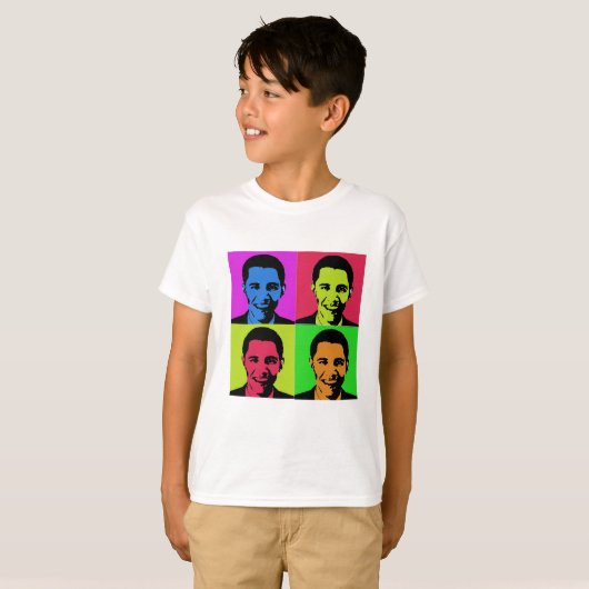 Obama-Porträt T-Shirt (Vorne ganz)