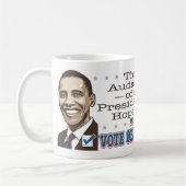 Obama-Porträt-Tasse 2008 Kaffeetasse (Links)