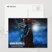 OBAMA POST CARD POSTKARTE (Vorne/Hinten)