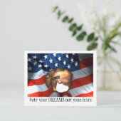 Obama Postcard Postkarte (Stehend Vorderseite)