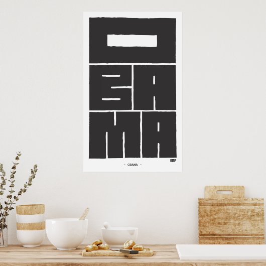 OBAMA POSTER (Küche)