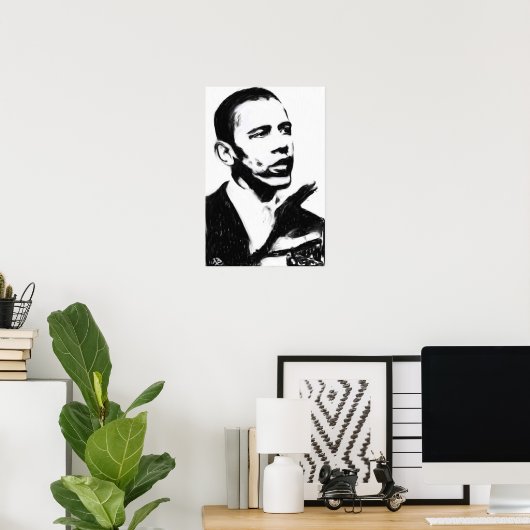 Obama Poster (Heimbüro)