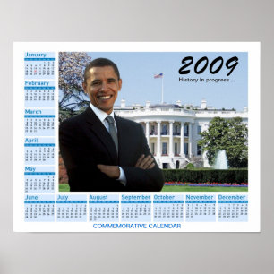Obama Poster - 2009 Gedenkkalender