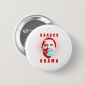 Obama-Poster Button (Vorne & Hinten)