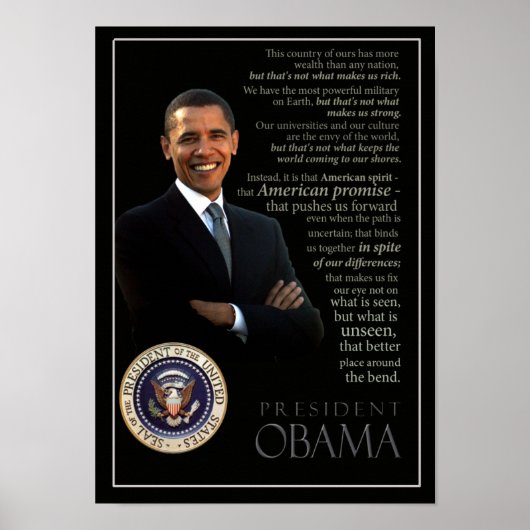 Obama-Poster Poster (Vorne)