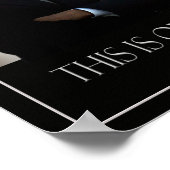 Obama-Poster Poster (Ecke)