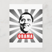 Obama Poster Postkarte (Vorderseite)