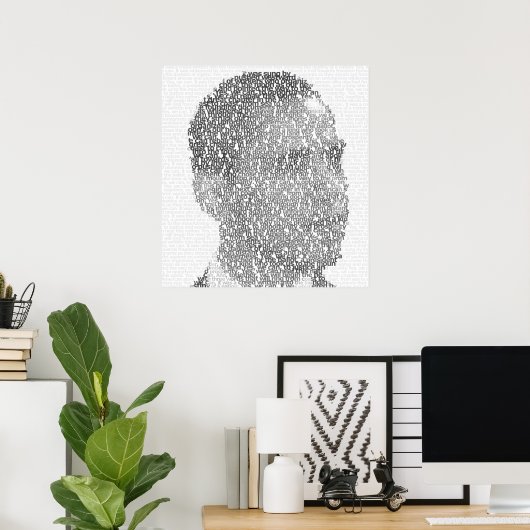 Obama-Poster "Text-Art" Poster (Heimbüro)