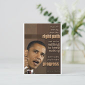 Obama Postkarte (Stehend Vorderseite)
