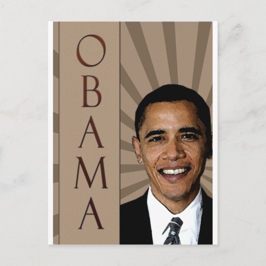Obama Postkarte (Vorderseite)