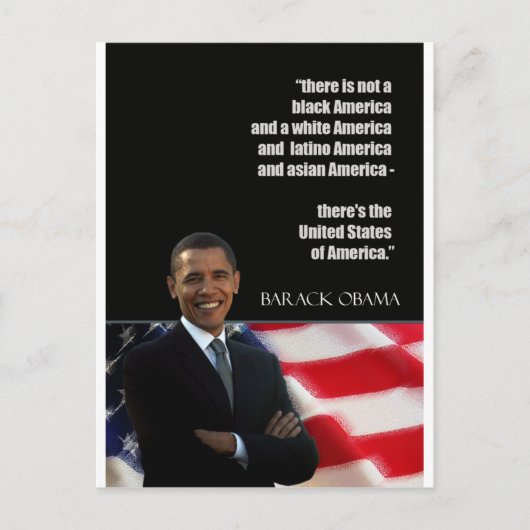 Obama Postkarte (Vorderseite)
