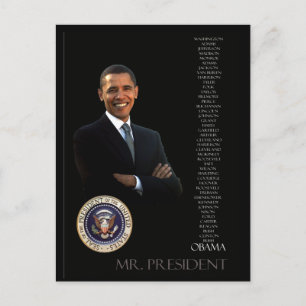 Obama Postkarte