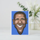 Obama Postkarte (Stehend Vorderseite)
