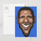 Obama Postkarte (Vorne/Hinten)