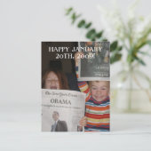 Obama Postkarte (Stehend Vorderseite)