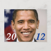 Obama Postkarte 2012 (Vorderseite)