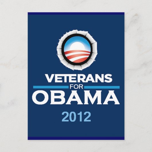 Obama Postkarte 2012 (Vorderseite)