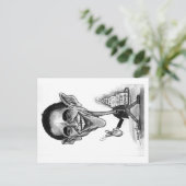 Obama Postkartenkarikatur Postkarte (Stehend Vorderseite)