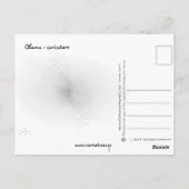 Obama Postkartenkarikatur Postkarte (Rückseite)