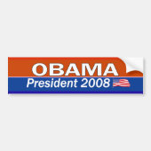 OBAMA Präsident Autoaufkleber (Vorne)