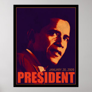 Obama Präsident Poster
