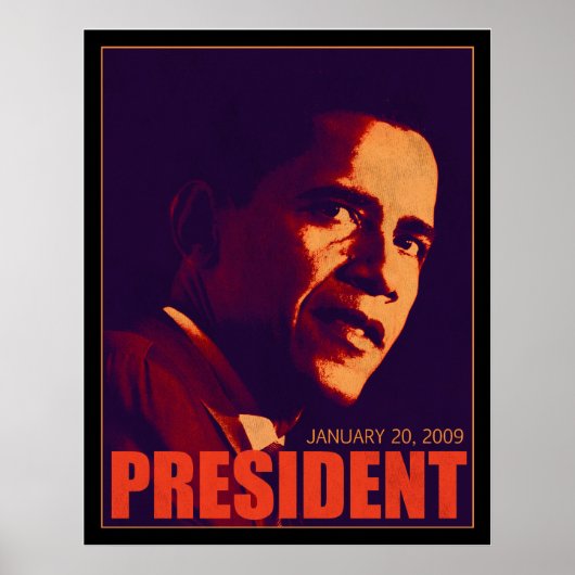 Obama Präsident Poster (Vorne)
