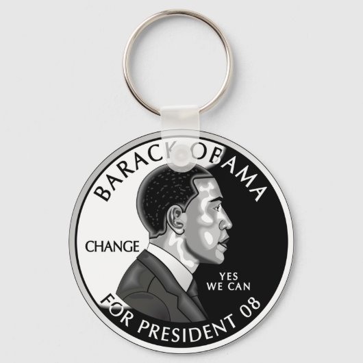 Obama Prez Schlüsselanhänger (Vorderseite)
