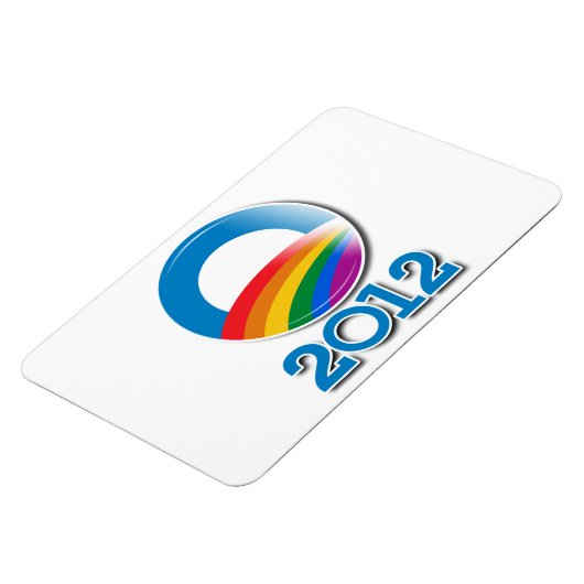 Obama-Pride-Button 2012 Magnet (Linke Seite)