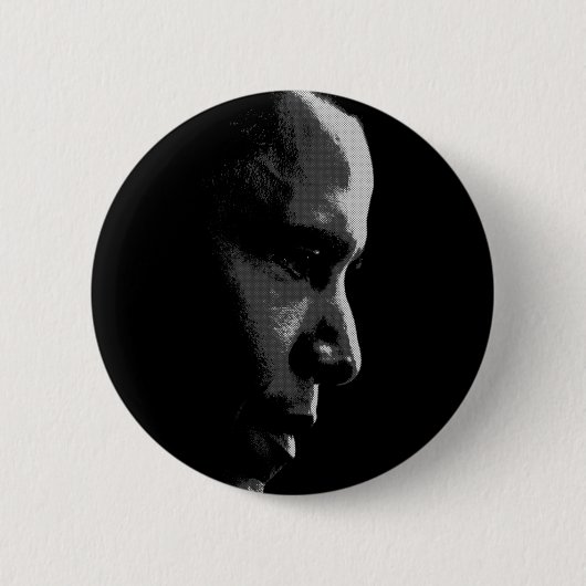 Obama-Profil-Button Button (Vorderseite)