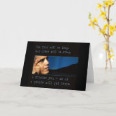Obama Quote Karte (Gelbe Blume)