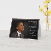 Obama Quote Karte (Gelbe Blume)