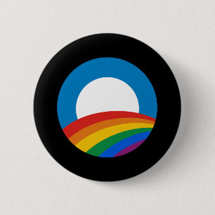 Obama Rainbow Button