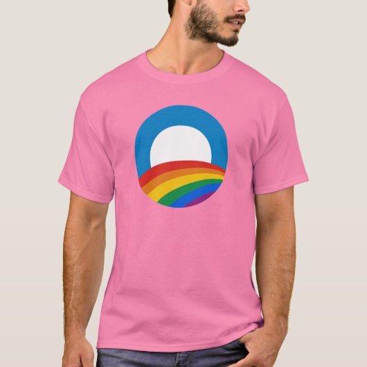 Obama Rainbow T-Shirt (Vorderseite)