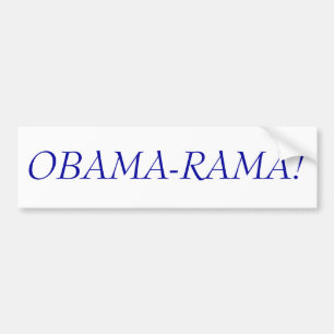 OBAMA-RAMA! AUTOAUFKLEBER