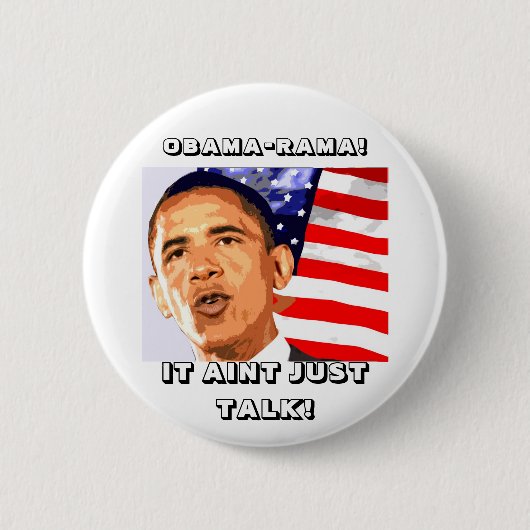 OBAMA-RAMA BUTTON (Vorderseite)