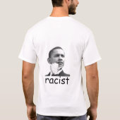 Obama, Rassist T-Shirt (Rückseite)