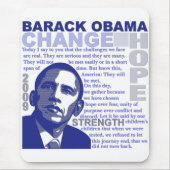 Obama-Rede Mousepad (Vorne)