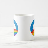 Obama-Regenbogen Kaffeetasse (Mittel)