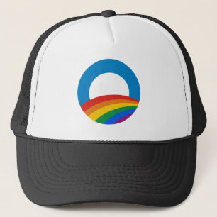 Obama-Regenbogen Truckerkappe