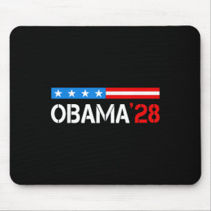 Obama Retro Vintage Flagge Patriotisch 2028 Politi Mousepad