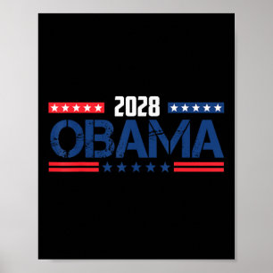 Obama Retro Vintage Patriotisch 2028 Politische Pr Poster