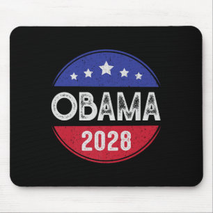 Obama Retro Vintage Patriotisches 2028 Lasst uns d Mousepad