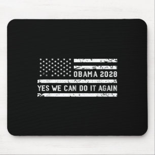 Obama Retro Vintage Patriotisches 2028 Politisches Mousepad