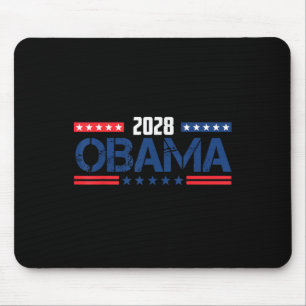 Obama Retro Vintage Patriotisches 2028 Politisches Mousepad